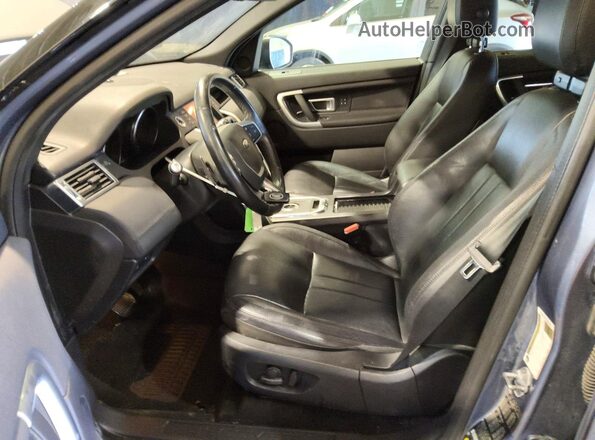 SALCR2FX3KH806334 2019 LAND ROVER DISCOVERY Blue Front interior view