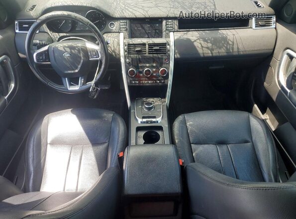 SALCR2FX4KH808528 2019 LAND ROVER DISCOVERY Black Вид панелі приладів