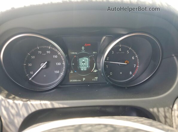 SALCR2FX4KH808528 2019 LAND ROVER DISCOVERY Black Вид щитка приладів