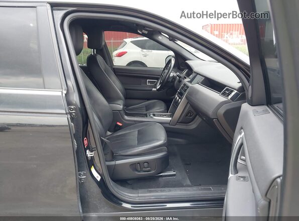 SALCR2FX5KH788094 2019 LAND ROVER DISCOVERY SPORT Black Widok wnętrza z przodu