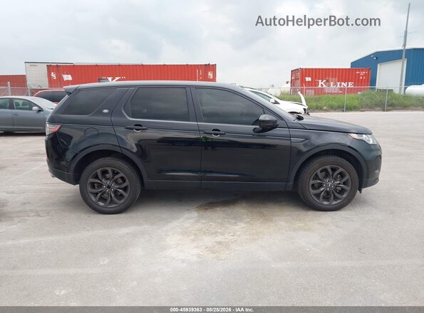 SALCR2FX5KH788094 2019 LAND ROVER DISCOVERY SPORT Black Widok wnętrza z tyłu