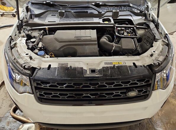 SALCR2FX9KH784694 2019 LAND ROVER DISCOVERY White Engine compartment view