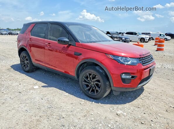 SALCR2RX0JH752579 2018 LAND ROVER DISCOVERY Красный Передняя правая четверть