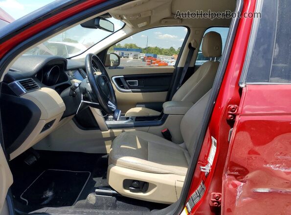 SALCR2RX0JH752579 2018 LAND ROVER DISCOVERY Красный Вид салона спереди