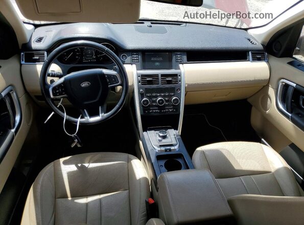 SALCR2RX0JH752579 2018 LAND ROVER DISCOVERY Красный Вид панели приборов