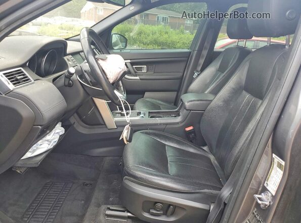 SALCR2RX2JH739400 2018 LAND ROVER DISCOVERY Gray წინა სალონის ხედი