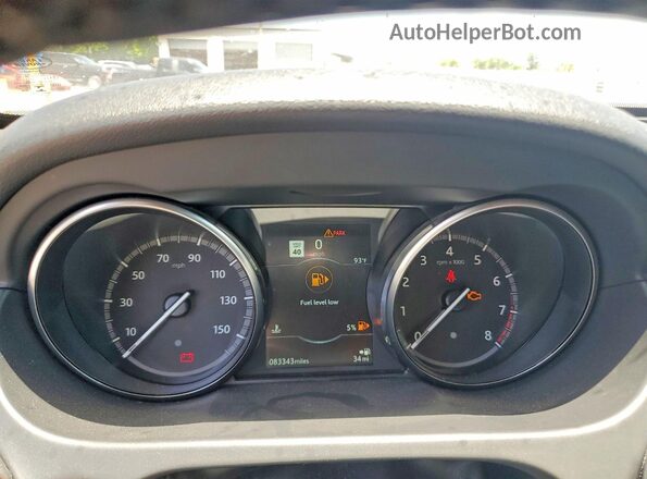 SALCR2RX9JH778744 2018 LAND ROVER DISCOVERY White Widok zestawu wskaźników