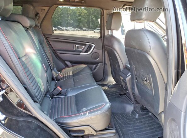 SALCR2SX0JH756352 2018 LAND ROVER DISCOVERY Black უკანა სალონის ხედი