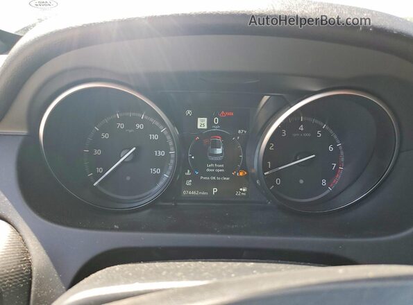SALCR2SX0JH756352 2018 LAND ROVER DISCOVERY Black ხელსაწყოთა პანელის ხედი