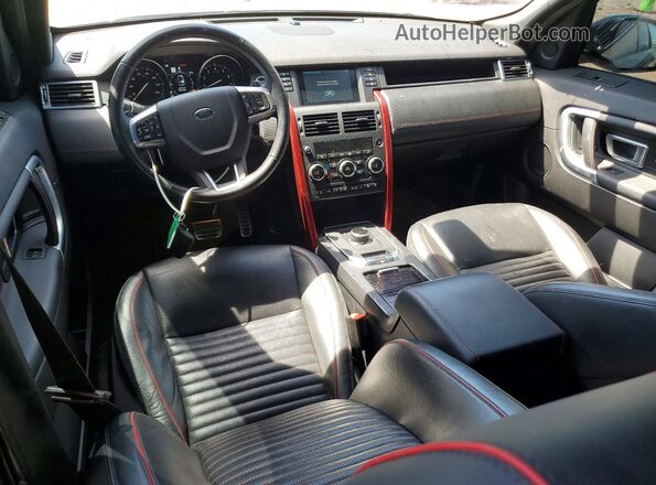 SALCR2SX0JH756352 2018 LAND ROVER DISCOVERY Black წინა პანელის ხედი