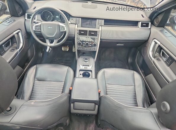 SALCR2SX3JH731526 2018 LAND ROVER DISCOVERY Black Dashboard view