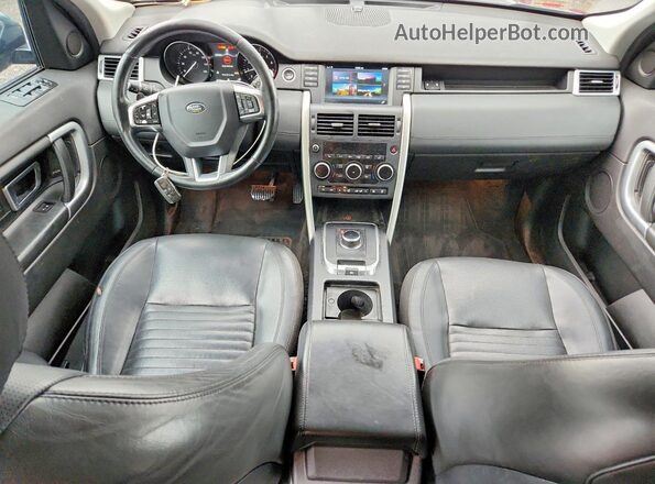 SALCT2BG3HH689516 2017 LAND ROVER DISCOVERY Black Առջևի վահանակի տեսք