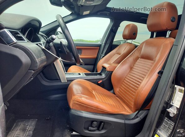 SALCT2BG4GH629436 2016 LAND ROVER DISCOVERY Black წინა სალონის ხედი