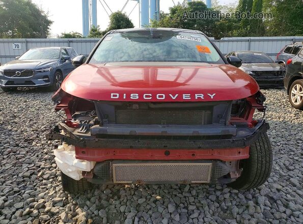 SALCT2BG9GH556483 2016 LAND ROVER DISCOVERY Red Widok z przodu