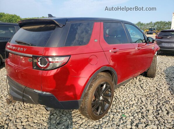 SALCT2BG9GH556483 2016 LAND ROVER DISCOVERY Red Tył prawy