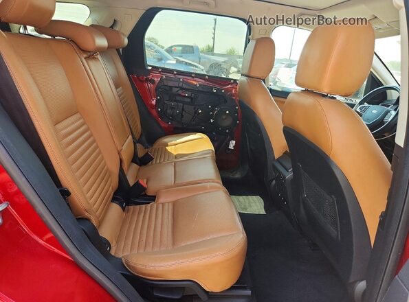 SALCT2FX1KH813266 2019 LAND ROVER DISCOVERY Red Вид задньої частини салону
