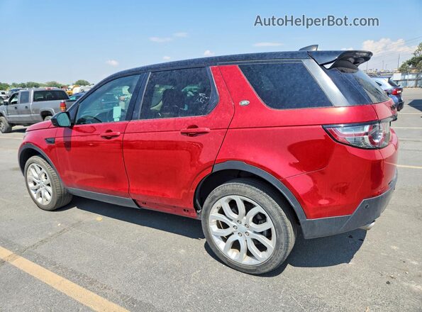 SALCT2FX1KH813266 2019 LAND ROVER DISCOVERY Red Задня ліва чверть
