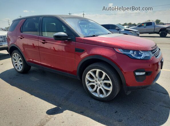 SALCT2FX1KH813266 2019 LAND ROVER DISCOVERY Red Передня права чверть