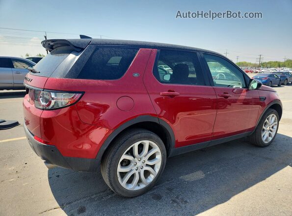 SALCT2FX1KH813266 2019 LAND ROVER DISCOVERY Red Задня права чверть