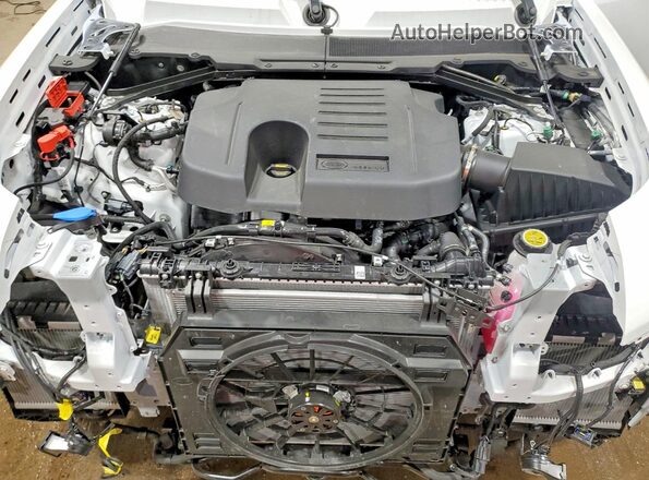 SALE26EU1S2471850 2025 LAND ROVER DEFENDER White Vista del compartimento del motor