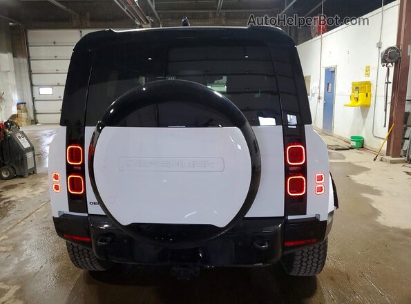 SALE26EU1S2471850 2025 LAND ROVER DEFENDER White Vista trasera