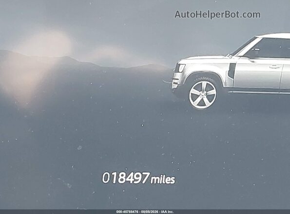 SALE27EU0R2339310 2024 LAND ROVER DEFENDER Gray უკანა სავარძლების ხედი