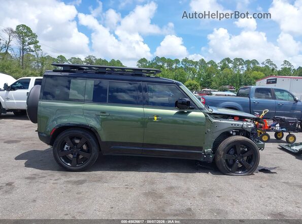 SALE27EU1T2637596 2026 LAND ROVER DEFENDER Green Սալոնի հետևի տեսք