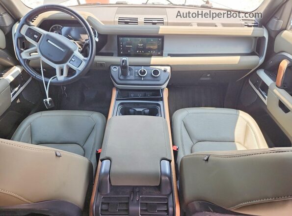 SALE27EU3P2130169 2023 LAND ROVER DEFENDER Gray Vista del salpicadero