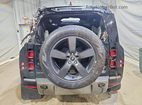 SALE37RU6N2072644 2022 LAND ROVER DEFENDER Black Вид ззаду