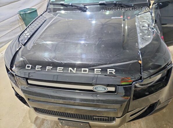 SALE37RU6N2072644 2022 LAND ROVER DEFENDER Black Вид підкапотного простору