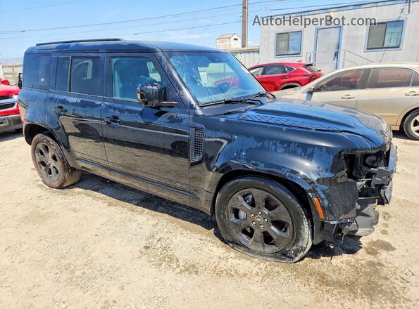 SALE3ERU4M2035823 2021 LAND ROVER DEFENDER Черный Передняя правая четверть