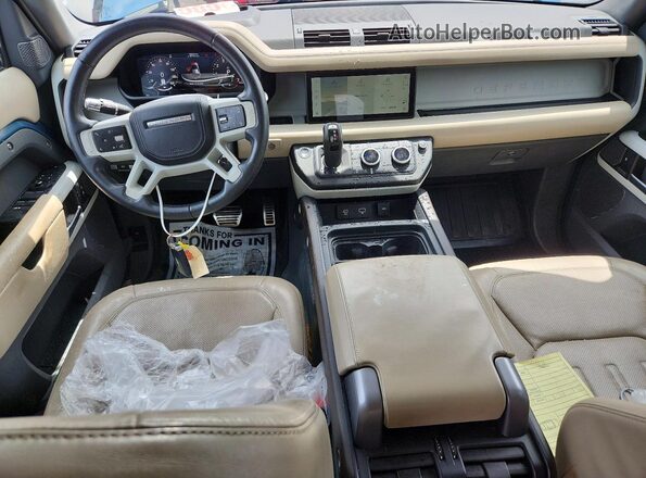 SALE9EEU2L2017596 2020 LAND ROVER DEFENDER Blue წინა პანელის ხედი