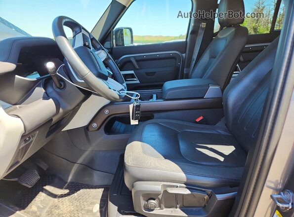 SALEJ7EX8L2018863 2020 LAND ROVER DEFENDER Gray Вид салону спереду
