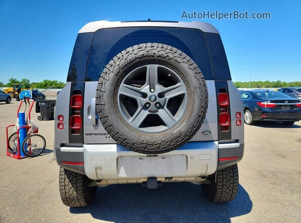 SALEJ7EX8L2018863 2020 LAND ROVER DEFENDER Gray Вид ззаду