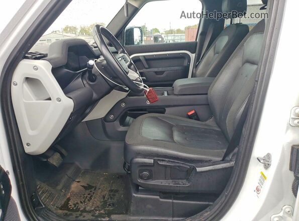 SALEJ7EX8L2033217 2020 LAND ROVER DEFENDER White Front interior view