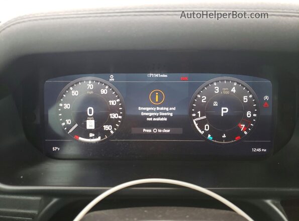 SALEJ7EX8L2033217 2020 LAND ROVER DEFENDER White Instrument cluster view