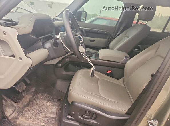 SALEJ7EXXP2237040 2023 LAND ROVER DEFENDER Green წინა სალონის ხედი