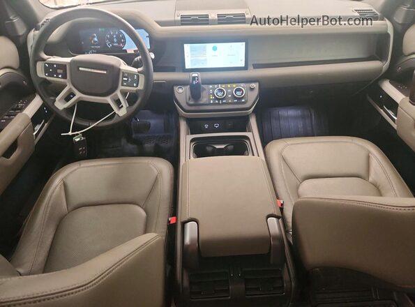 SALEJ7EXXP2237040 2023 LAND ROVER DEFENDER Green წინა პანელის ხედი