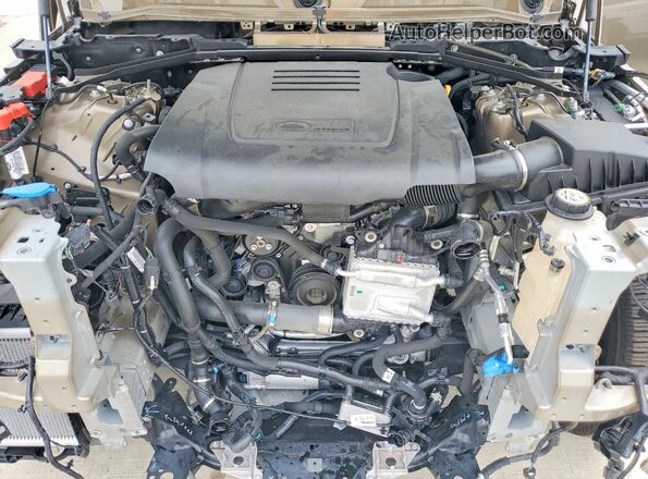 SALEJ7EXXS2454905 2025 LAND ROVER DEFENDER Brown ძრავის განყოფილების ხედი