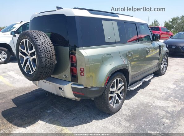 SALEJ7RX5N2095526 2022 LAND ROVER DEFENDER Green უკანა მარჯვენა