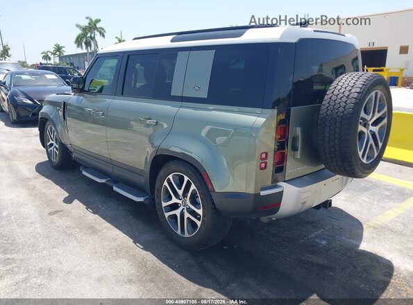 SALEJ7RX5N2095526 2022 LAND ROVER DEFENDER Green უკანა მარცხენა