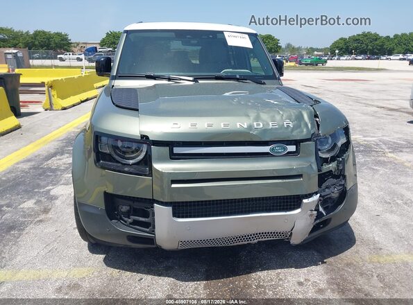 SALEJ7RX5N2095526 2022 LAND ROVER DEFENDER Green წინა ხედი