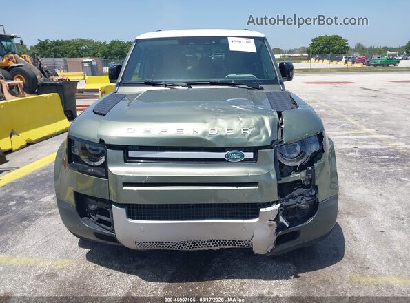 SALEJ7RX5N2095526 2022 LAND ROVER DEFENDER Green წინა პანელის ხედი