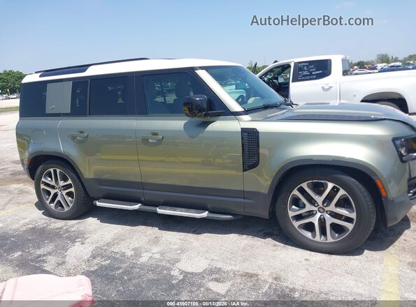 SALEJ7RX5N2095526 2022 LAND ROVER DEFENDER Green ხელსაწყოთა პანელის ხედი