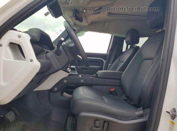 SALEJEEX0R2349613 2024 LAND ROVER DEFENDER White წინა სალონის ხედი