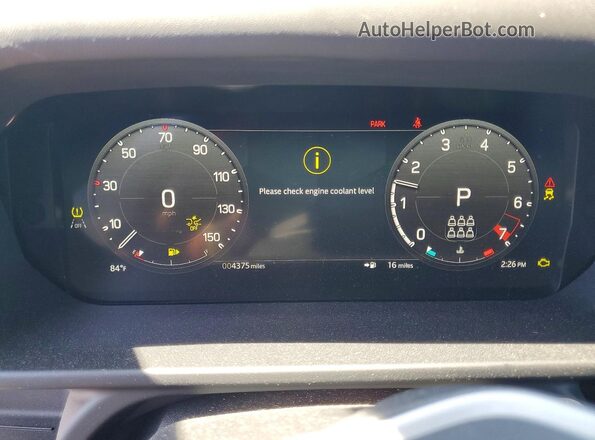 SALEJFFU3S2428502 2025 LAND ROVER DEFENDER Black ხელსაწყოთა პანელის ხედი