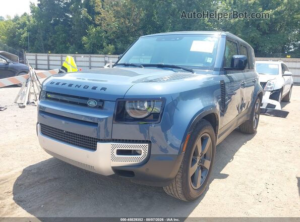 SALEPEEU6P2191781 2023 LAND ROVER DEFENDER Blue Przód lewy