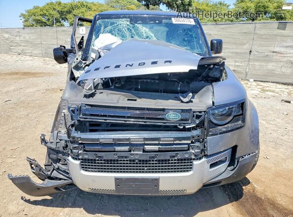 SALEPERU9M2037443 2021 LAND ROVER DEFENDER Gray Вид спереду