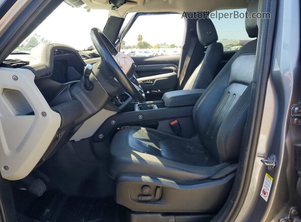 SALEPERU9M2037443 2021 LAND ROVER DEFENDER Gray Вид салону спереду