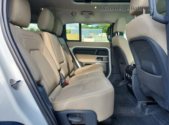 SALEPFEU2P2180167 2023 LAND ROVER DEFENDER White Vista interior trasera
